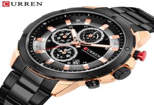 Curren Mens Uhren 2019 Relogio Masculino Men039s Uhren Luxus berühmte Top -Marke Sport Watch Militär Quarz Männer Armbanduhr rel1851759