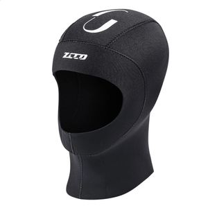 Nurkowanie Neoprenu Neoprenu Nurkowanie 3 mm 5 mm dla mężczyzn Men Youth Dive Cap Surfing Kajakarstwo termiczne nurkowanie z rurką 240403