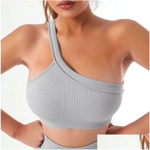 Bikinis Set Bras Lantech Sports Bra Yoga Sportswear Push Up Bieganie Top Trening Women Fitness Trening ActiveWear Nr Inside Padd Dhlwt