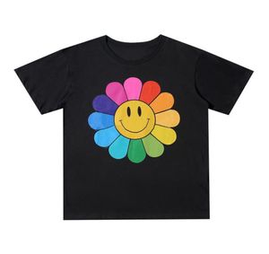 New Mens Stylist camiseta homens mulheres flores de alta qualidade Imprimir Black Blue camiseta Hip Hop Tamanho SXL9165372