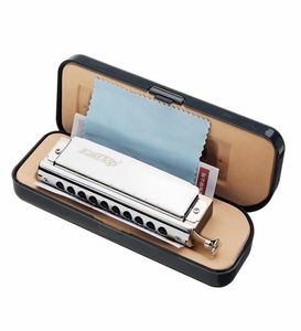 ترقيات Easttop T1040 10 ثقوب 40 Tones C Key Harmonica Harmonicas Blues Jazz Rock Folk Loves Musical Musical Mush 9970700