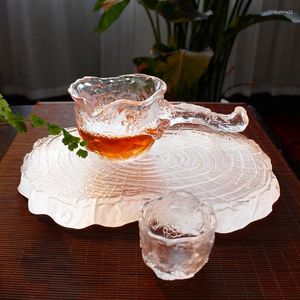 Tee -Sets Tee -Set Glas Teetasse Protagonist Cup Gaiwan Exquisite Business Geschenke Topf Küche Essbar Hausgarten