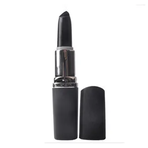 Lippenstift Holloween Nightclub Party schwarze Lippenstifte Frauen Männer wasserdichtes Make -up Matte lang anhaltende kosmetische Lippe #