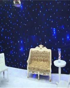 4mx8m BlueWhite Events Traild LED Starlit Curtain do dekoracji przyjęcia weselnego z barem dyskoteką ETC3552170