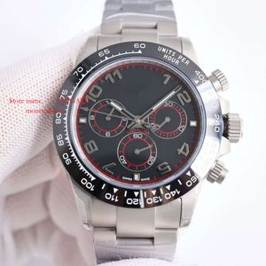 Grey Designers Superclone Men's Fashion AAAA Business Chronograph Round Black Watch Movement 40*12.3Mm 7750 Automatic 363 montredeluxe