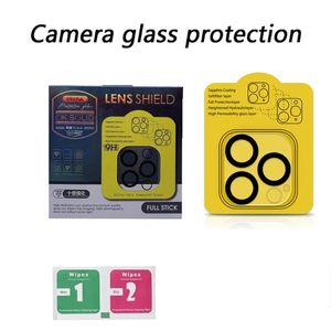 Protettore dello schermo dell'obiettivo del telefono per iPhone 15 14 13 12 Mini 11 Pro Max S23 S22 S21 Note20 Plus Ultra A14 A24 A54 Xiaomi OnePlus 3D Film di vetro con fotocamera trasparente.