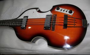 McCartney Hof H5001ct Contemporary Violin Deluxe Bass Vintage Sunburst Electric Guitar Flame Maple Top Back 2 511b Staple Pick3959871