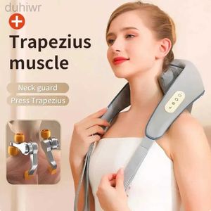 Full Body Massager Electrical Shiatsu Back Neck Massage Shawl Shoulder Body Massager Kneading Deep Human Pain Tissue Hand Simulate Relief Grasping 240407