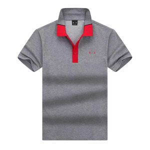 Camisa de camisa polo BOSS POLOS DE POLOS T CHAMISTAS T-SHIRT CASual Business Golf Shert Cot de algodão puro T-shirt 2024 Fashion Brand Summer Top Roupos