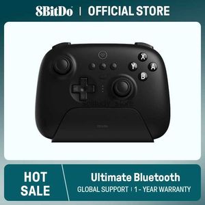 Controladores de jogo Joysticks 8bitdo - Ultimate Wireless Bluetooth Game Controller com Dock de carregamento Adequado para o Switch e PC Windows 10 11 Deck de vapor Q240407