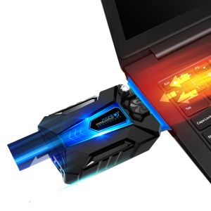 Drucker Coolcold Vakuum tragbares 5 -V -USB -Mini -Laptop CPU -Kühlerluft extrahieren Auspuffkühlungslüfter -Notebook für 15 15,6 17 Zoll Laptop