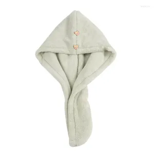 Towel Microfine Factory Wholesale Microfiber Super Soft Coral Fleece Absorbent Quick Drying Hair Cap