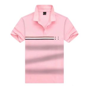 Bosss Polo Shirt Mens Polos T Shirts Designer Casual Business Golf T-shirt Pure Cotton Short Hermes T-shirt USA High Street Fashion Märke Summer Top Clothing Dehi