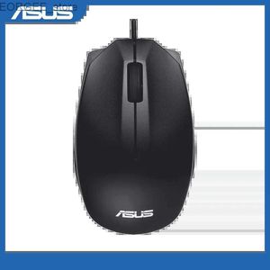 Mice Asus UT280 Black Optical USB Wired Portable Mini Office Mouse 99X60X36mm 1000DPI 3 Button Suitable for PC Laptops Y240407