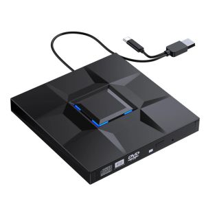 Napęd napędu dysku optycznego USB3.0 TYPEC Portable CD Burner DVD DVD/CDRW CD Rewritter Zewnętrzny palnik DVD dla tabletu stacjonarnego