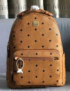 Backbag Classic Korean punk side double-row rivet backpack male and female student school bag M fashion travel backpack 5729