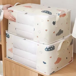 Storage Bags Quilt Clothes Bag Big Capacity Dust Proof Duvet Blanket Sorting Organizer For Household Moving