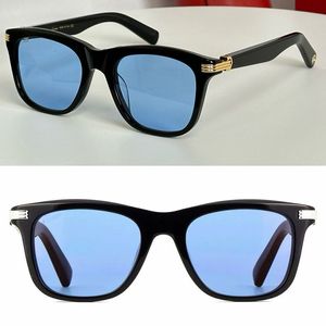 Ladies Premiere Leisure Sunglasses Black rectangular shape and blue lenses Top quality products with original box 53-20-145