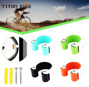 Portable MTB Bike Parking Buckle Wall Mounted Hook Bicycle Display Rack Cycling Stand Car Truck Racks1230111