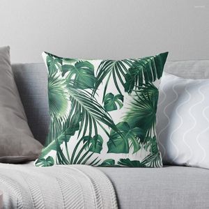 Pillow Tropical Jungle Leaves Dream #7 #tropical #decor #art Throw Cover Luxury Cusions