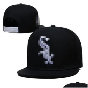 Caps de bola White Soxes- Letter Baseball Snapback Hats For Men Mulheres Hip Hop Casquette Hat mais novo Marca Estilos de verão Drop Drop Drop Otdux