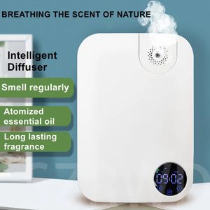 110V220V Smart Aroma Diffuser Home El Ess Essive Oil Sprayer Коммерческий интеллектуальный ароматный автомобиль свежий воздух 240407