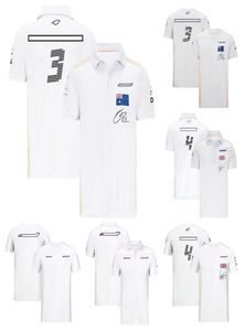 サマーF1ポロシャツカジュアルTシャツフォーミュラ1ドライバーTシャツ同じスタイルレーシングファンクイックドライトップワークウェアチームユニフォームカスタム3390993