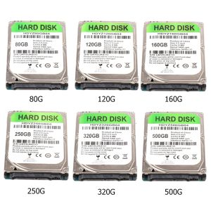 Dobradiças de 2,5 polegadas SATA III 5400 rpm de disco rígido interno com 80 GB de 120 GB 160GB 250GB 320GB 500GB HDD interno para laptop PC Computador