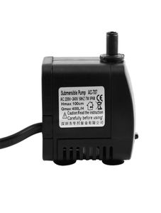 Water Pump Fish Tank High Temperature Mini Submersible Water Pump 7W 400LH AT707 EU US Plug Aquarium Pump8481558