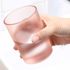 Mugs 4 PCS Cup Badrum Tumbler Mouthwash Cups Plast Tumblers Travel Tandkrämhållare