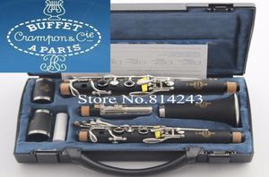 Kvalitetsmärke Buffé 1825 B18 Clarinet 17 Nyckel BB Musikinstrument med Black Case Bakelite Tube läder Box7439721