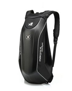 カーボンファイバーバイクヘルメットバッグ防水モトモトバックパック拡張可能なバイク荷物スーツケーストラベルバッグ3048L7239370