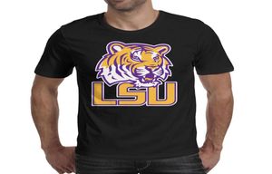 Moda Erkek LSU Tigers Gay Futbol Basketbol Gurur Gökkuşağı Logosu Mavi Yuvarlak Boyun Tişört Tasarım Hip Hop Gömlekleri Eski Baskı Gold7477650