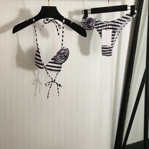 Cubic Flora Bikini Girls Two Pieces Swimwear Personality Halter Swimsuit Holiday Sexy Charm Bathing Suit Beach Swim Wear