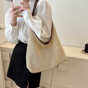 Evening Beach Bags High Capacity Women's Bag Handwoven Grass Woven Handbag Tote Fashionable and Versatile