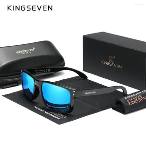 Güneş gözlüğü Kingseven Minror Lens Erkekler ve Kadınlar İçin Sporlar Polarizasyon Kullanıyor UV400 Göz Koruma Moda Partisi Dekorasyon Gözlükleri