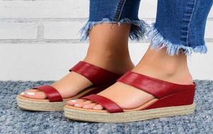 SANDALS SCHENPE Summer Comfort Women Wedges Platform Casual Donne Donne romane039S Beach Female Female Female5179519