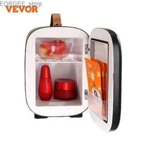 Freezer VEVOR 4L mini desk freezer car refrigeration retention cooler portable cosmetics warm facial mask drink Y240408