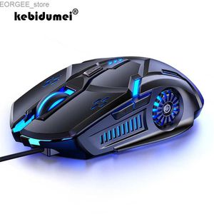 Topi G5 Mute Mute Wired Mouse RGB Backlight Gaming Mouse 6 Pulsante 1200 DPI USB Mouse Mouse Gaming Mouse Adatto per laptop PCG PC Y240407