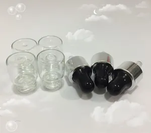 Storage Bottles 100 Pcs 1ml Clear Glass Dropper For Essential Oil Perfume Refillable Sampling Bottle Mini Deodorant