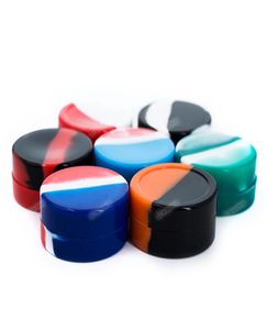 22ml Silicone Containers Nonstick Silicone Jar Wax Dry Herb Jars Dab Oil Wax container Vaporizer E Cigarette Dry Herbs Atomizer6022329