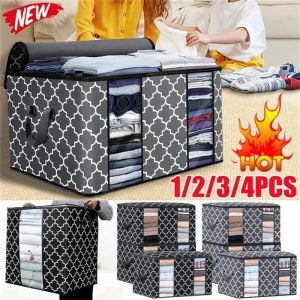 Boxen 1/2/4pc hochwertige Quilt -Aufbewahrung Beutel großer Kapazität Kleidert