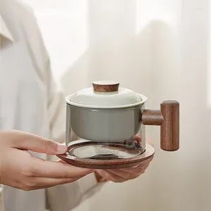 Teaware sätter te som gör kopp glas vatten separation kontor avancerad kreativ kaffe