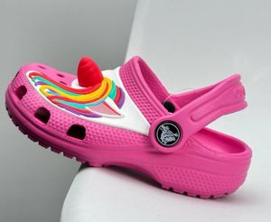 Sandals Eva Kids Crocclog Crocodile обувь легкие удобные высококачественные детские летние слайды дизайнеры сандалии Mujer Slippers