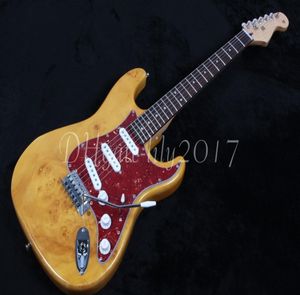 Fabrika Mağazası Doğa Ahşap Boya Sarı İmza Kıvrılığı 6 String Altın Donanım Elektro Gitar6215603