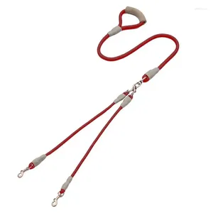 Dog Collars Leash Large Dogs 360 Degree Rotatable Double-Headed Walking Rope Heavy Duty With Comfortable