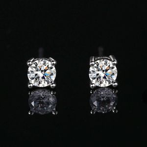 Simple Trendy Woman Cheapest Diamond Mini Moisannite S925 Sterling Silver Moissanite Earring 925