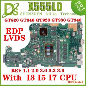 Placa -mãe x555ld placa -mãe para asus x555ln/x555lnb/x555lp/x555lb/x555lj/x555lf/x555l placa -chave laptop com 4gb i3 i5 i7 4k 100% funcionando