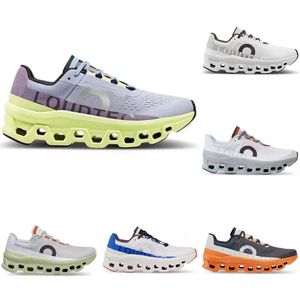 2024 Cloudmonster Running Shoes Men Women Cloud Eclipse Turmeric Iron Hay Lumos Black Clouds Trainer Sneaker Size 36-45