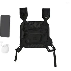 Outdoor Bags Running Chest Bag Elastic Adjustable Portable Phone Holder For Men Women Black Pack Mobile Phones Bank Cards